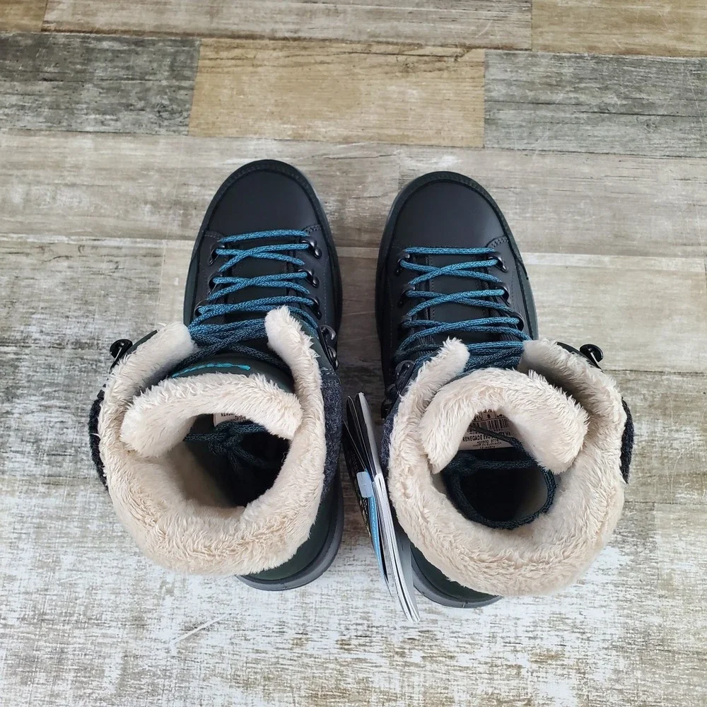 Lowa Renegade Evo Ice GTX Womens Winter Boots Sz 8.5 Anthracite Petrol‎ Hiking